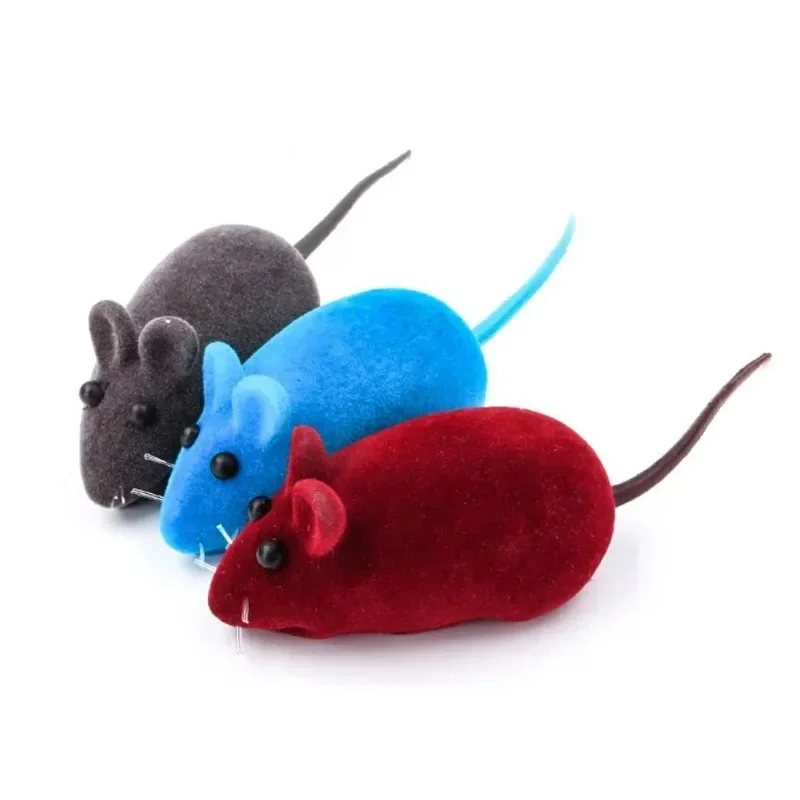 3 Pack Squeak Noise Funny Kitten Mouse Pet Dog Cat Play Toy Color Random Cat Toy