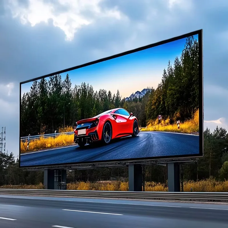 Die Cast Aluminum P5.7 Outdoor Full Color LED Video Wall High Brightness Waterproof Advertising Display Screen Low MOQ