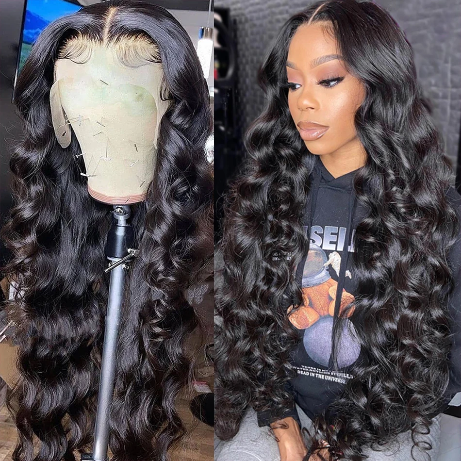 Luvin 30 40 Inch 5x5 Glueless Human Hair Wigs 13x4 Body Wave Lace Front 13x6 Hd Transparent 360 Lace Frontal Brazilian For Women