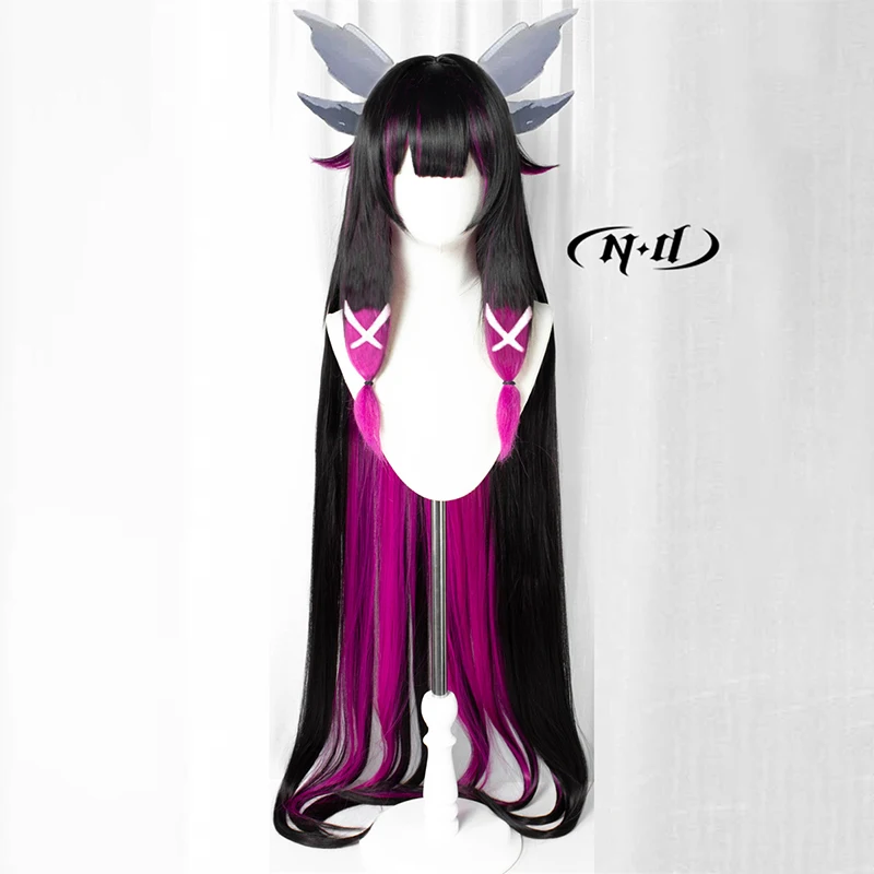 ND Columbina 코스프레 가발 Genshin Impact Damselette 코스프레 헤어 가발 Comic Con Coser 의상 테마 파티 내열성