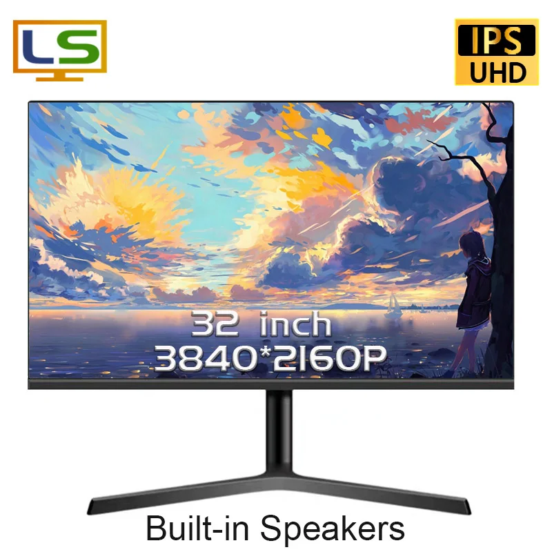 27/32 inch Computer Monitor PC 4K UHD Liftable Monitor 60Hz IPS 1ms Adaptive-Sync 100%sRGB Game Monitors HDMI-compatible/DP