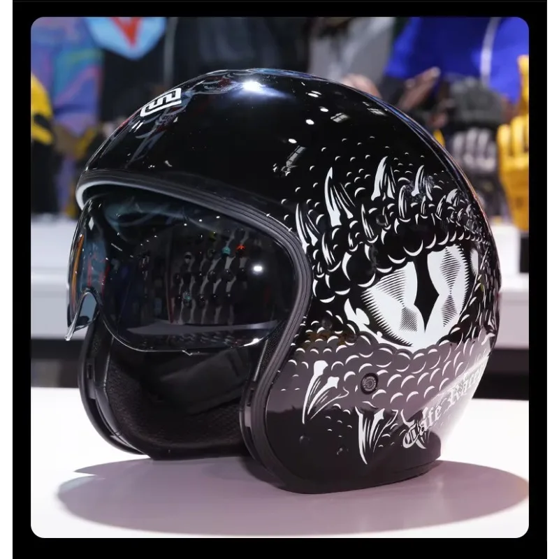 FASEED Unisex Detachable Modular Motorcycle Helmet Retro Full Face helmet ECE Certification Outdoor Riding Casco Moto Capacetes