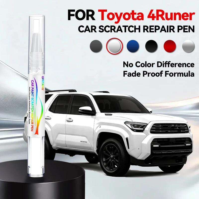 

Ручка-корректор для ремонта автомобильной краски для Toyota 4Runner 1996-2026 годов, аксессуары для устранения царапин, цвета: белый, черный, серебристый