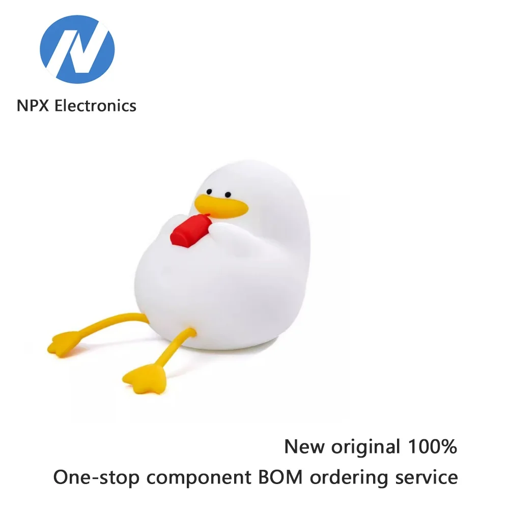 Silicone filling happiness dual-use duckling soft light table ornament