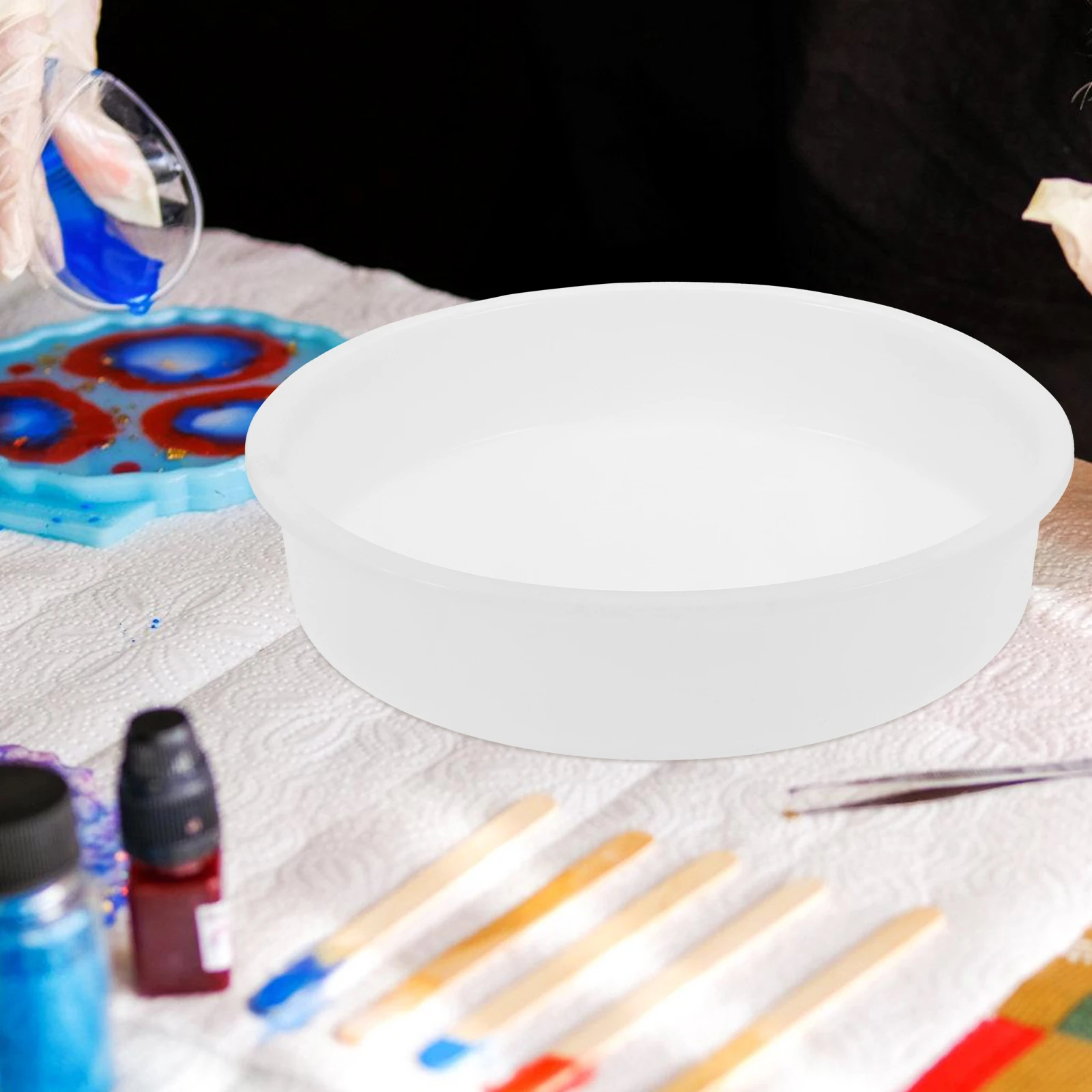 

Round Body Mold Epoxy Casting Concrete Silicone Diy Resin Bookend Making Three Dimensional Flower Pot Molds Circular Large