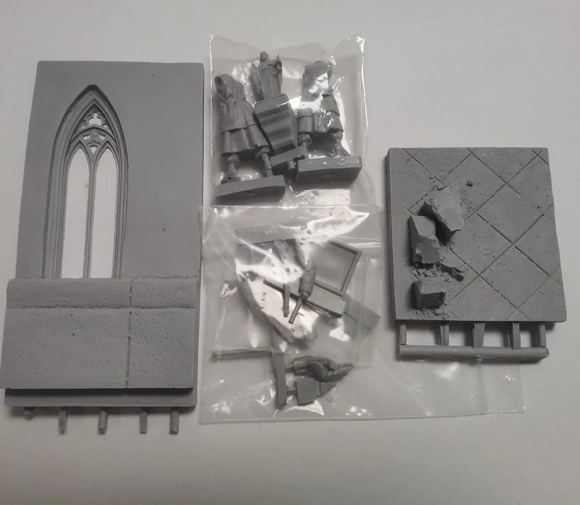 1/35 3D Printed Resin Model Soldier Used For Scene Making Accessories Matching Tools Hobby DIY Size: LWH: 6cm-7cm-13cm 　