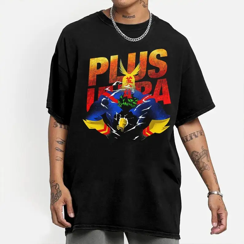 

All Might Plus Ultra Anime Shirt Anime All Might Gift Men and Women T-shirt