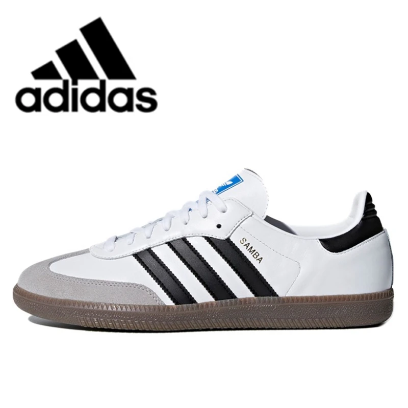 Adidas-sapatos de skate de couro macio para homens e mulheres, tênis para esportes ao ar livre, casuais, planas, para homens e mulheres