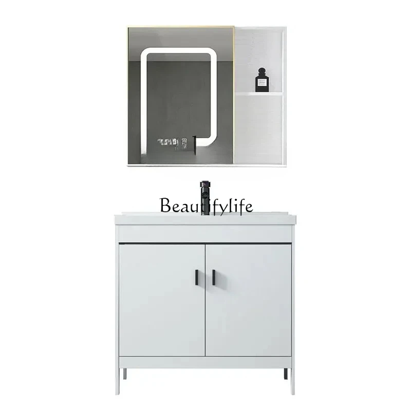 wash basin cabinet combination bathroom washtop pool space aluminum bathroom cabinet