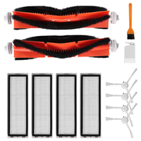 B58B-12PCS Mi Robot Vacuum Cleaner Parts Replacement For Mi Robot 1C 1T Vacuum Cleaner Accessory Kit For Xiaomi