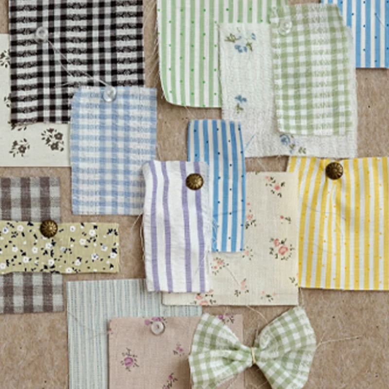 Mr Paper 36pcs Mixed Material Paper for Cloth Between Romance Journal Scrapbooking Supplies Material Labels paper