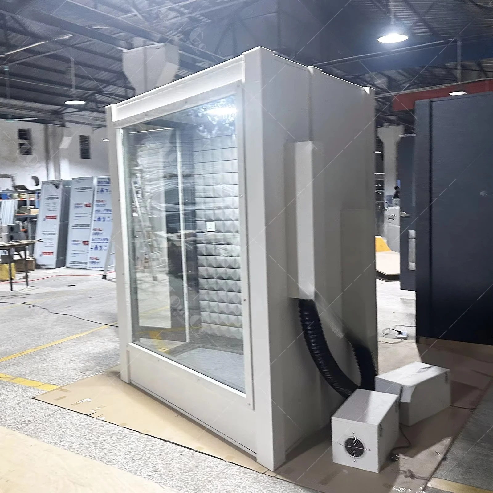 استوديو تسجيل عازل للصوت باللون الأبيض/كشك هاتف كاريوكي لغرفة تجربة الواقع الافتراضي الحية #3