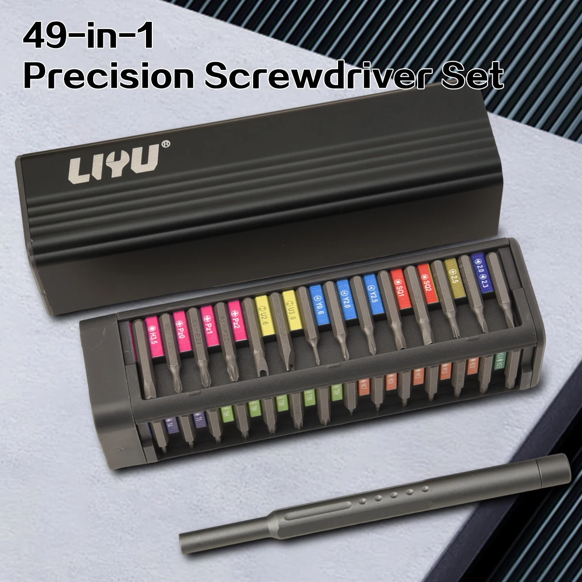 

49-in-1 Precision Screwdriver Set - Multifunctional Repair Tool Kit for Phone, Laptop, Electronics