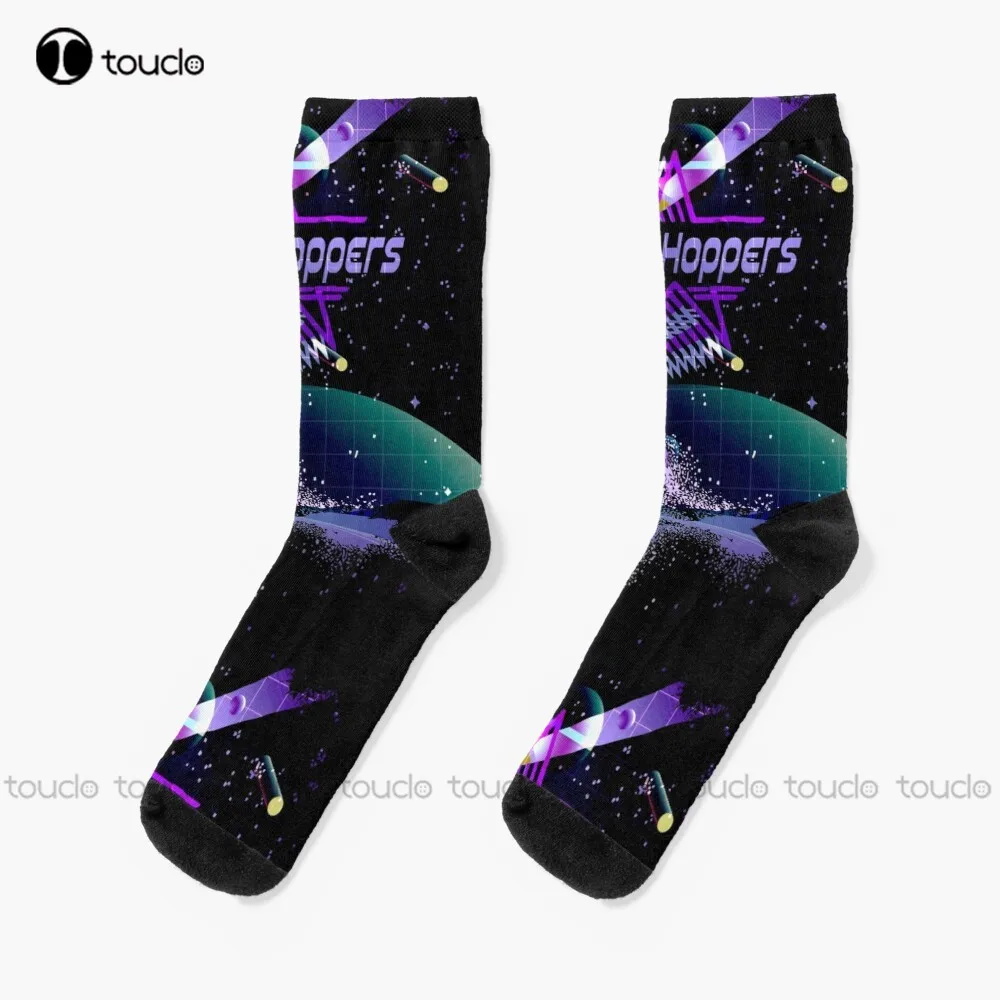 Murderbot World Hoppers Socks Murderbot Sock Boots 360° Digital Print Comfortable Girls Sports Christmas Gift New Popular Girls