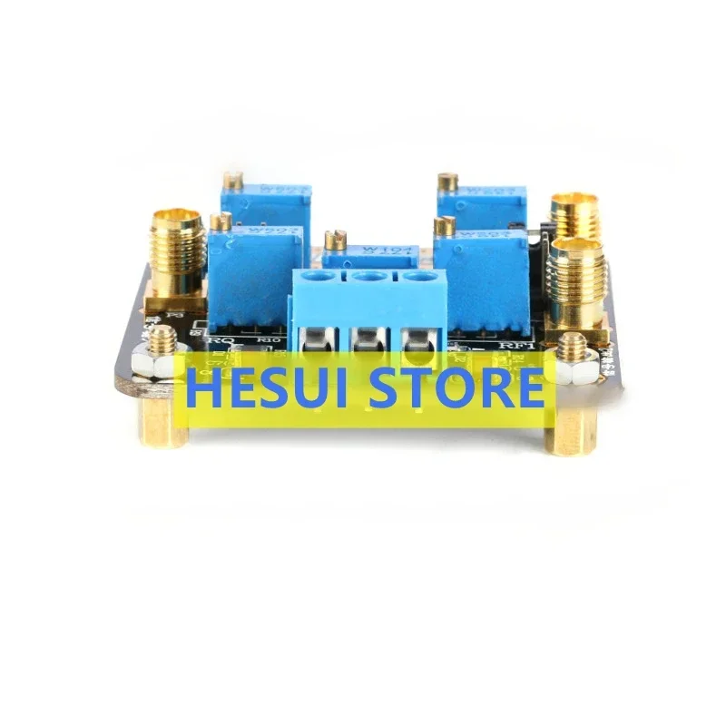 UAF42 active filter module performs high-pass filtering, low-pass filtering, and bandpass filtering