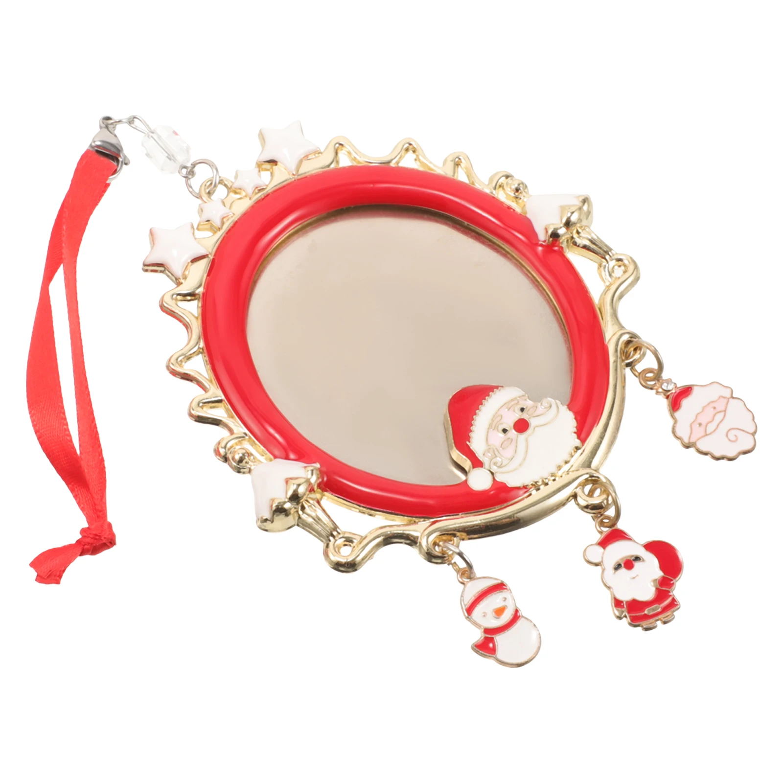 

Christmas Metal Alloy Round Picture Frame Xmas Christmas Picture Frame Tree Xmas Tree Pendant Decor Hanging Photo Frames Gifts