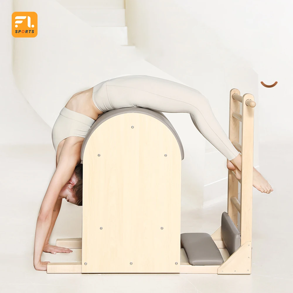 Equipo de ejercicio de Pilates, máquina reformadora de ejercicios, barril de arce, silla Cadillac, reformador de Pilates con trapecio, varios colores,