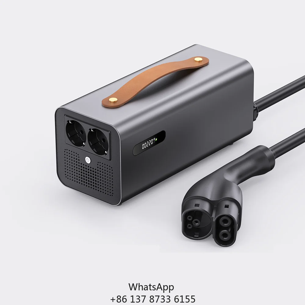 High Power 7500W Output For Tesla V2L Discharge Adapter (CCS2 Ports) EV Connectors Product Category
