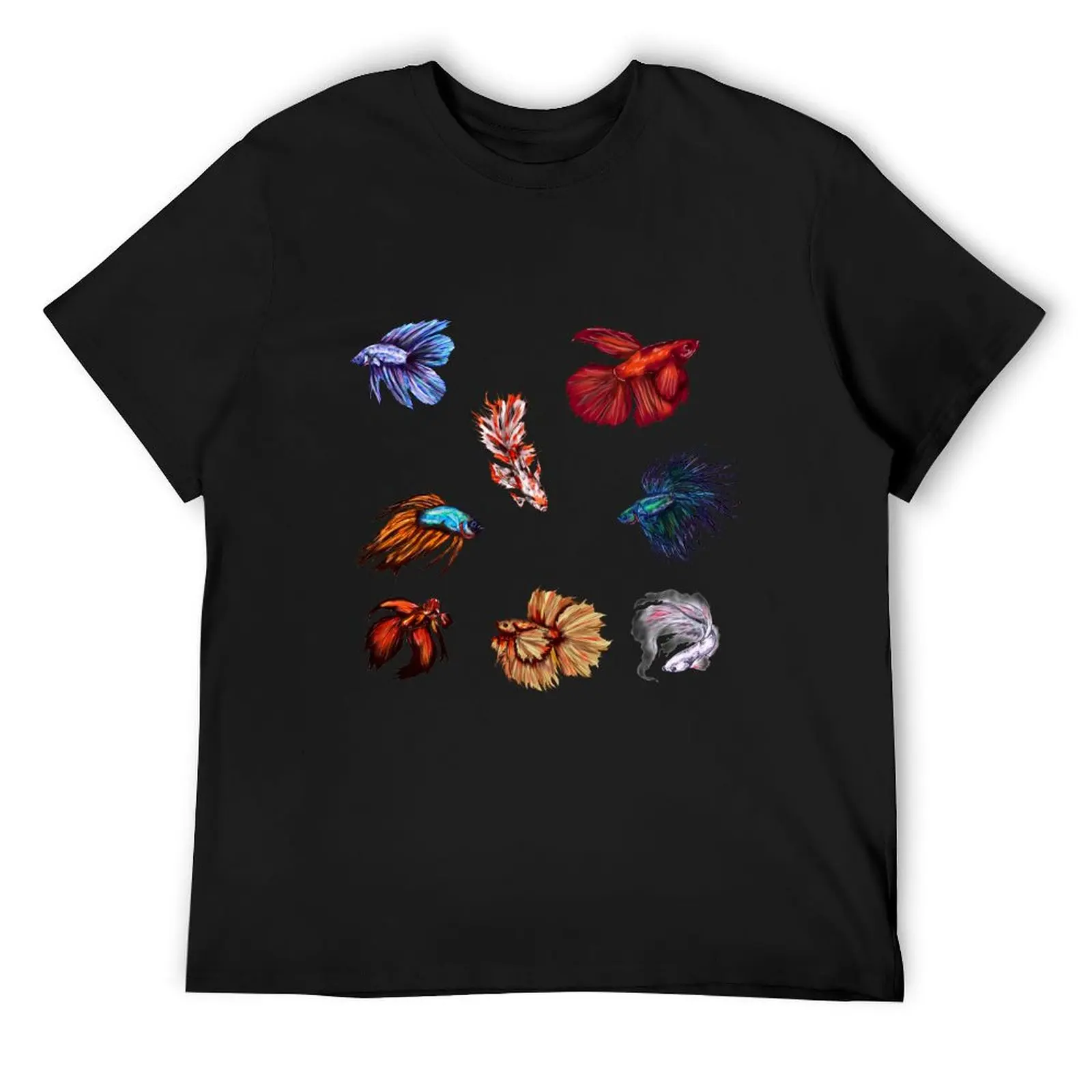 

Betta fishes T-Shirt boys whites oversized t shirt man clothes designer t shirt men