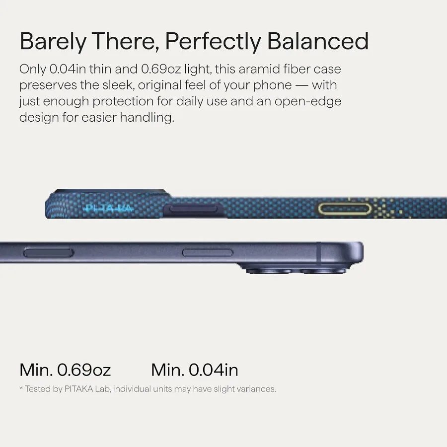 아이폰 17 프로 케이스 6.3 카메라 컨트롤 버튼 포함, MagSafe 호환 울트라 슬림 케이스, 케이스 없는 터치 감각