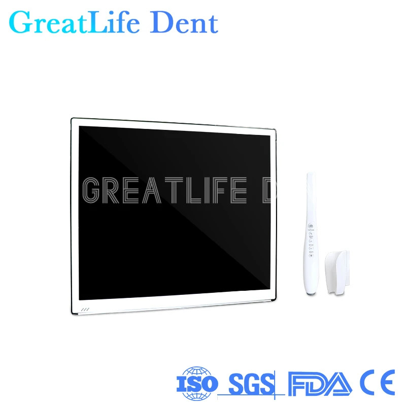 GreatLife Dent Wifi HD 8 Million Pixels High-definition Endoscope Tools 17Inch Digital LCD Monitor Dental DA300 Intraoral Camera