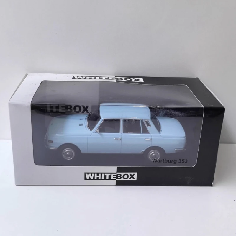 

WHITEBOX масштаб 1/24, модель автомобиля из сплава Wartburg 353, классическая коллекция, сувенир, статический дисплей, украшение автомобиля, праздничный подарок