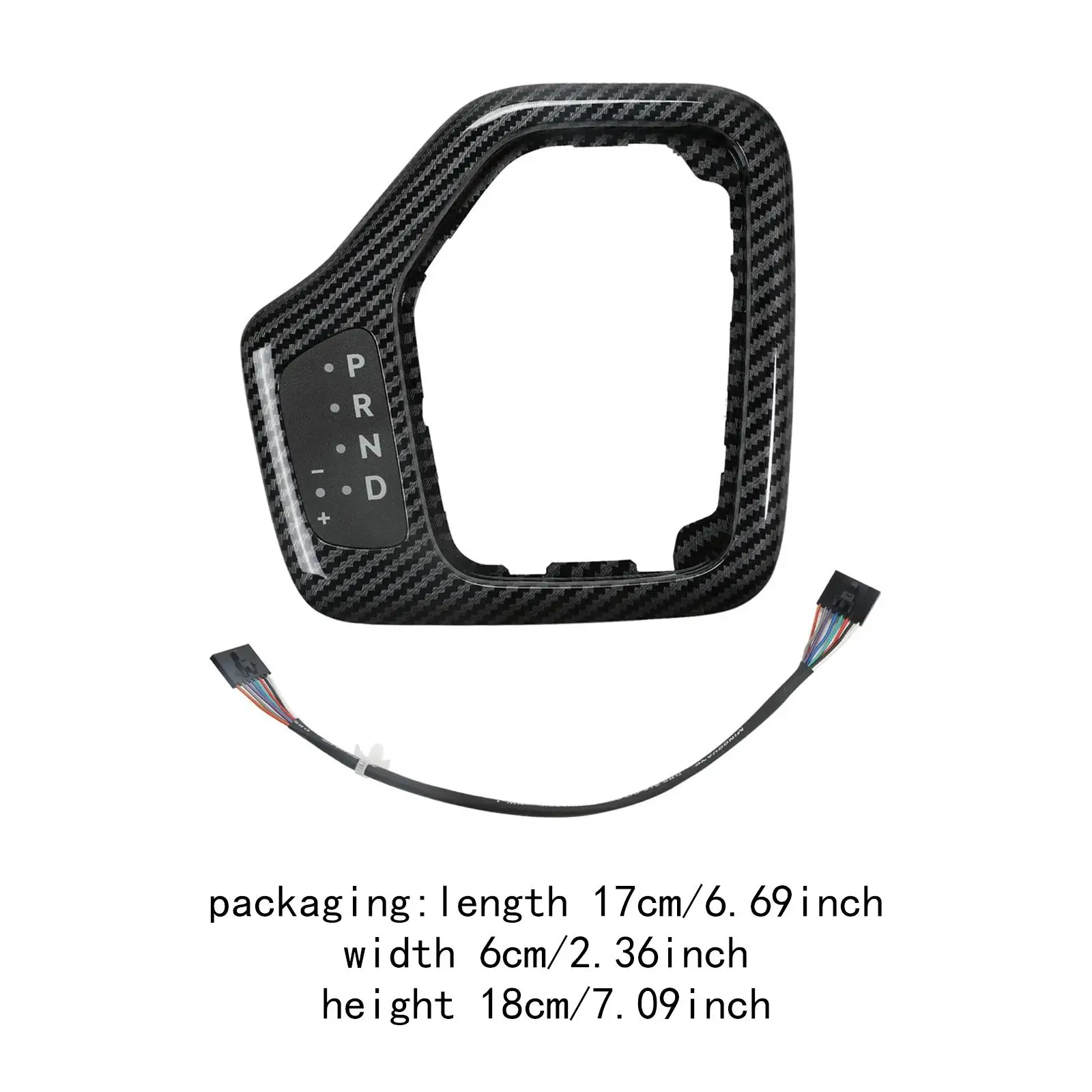 Bisel de palanca de cambios de transmisión con arnés 601-401 Premium Fácil de instalar Reemplazo portátil de alto rendimiento para Jeep Cherokee