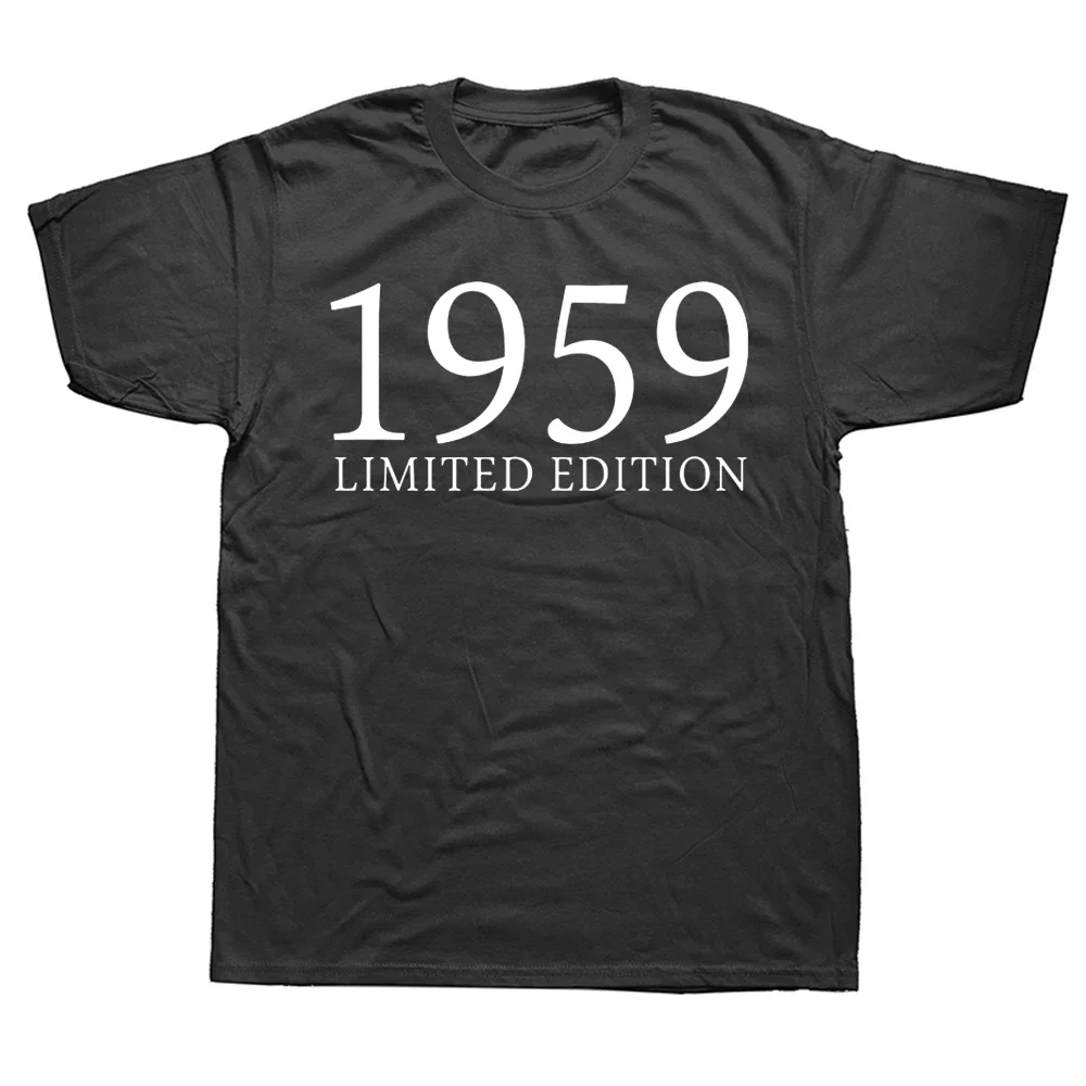 

Novelty Awesome Limited Edition 1959 64th T Shirts Graph Cotton Streetwear Short Sve Birthday Gifts Summer Style T-shirt