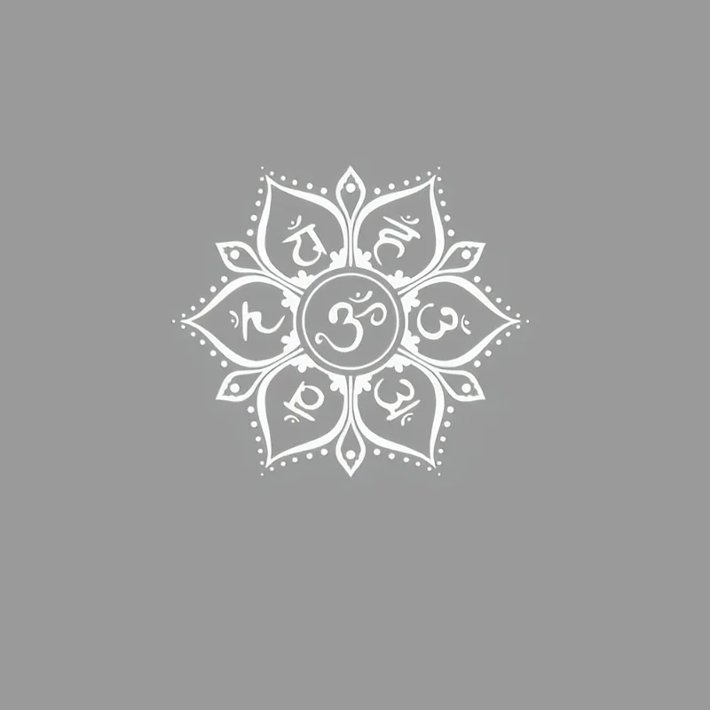 2pcs Chakra Symbols Namaste Mandala Waterproof Vinyl Sticker Decal Car Side Mirror Water Bottle Laptop Car Window Styling Decal view 6