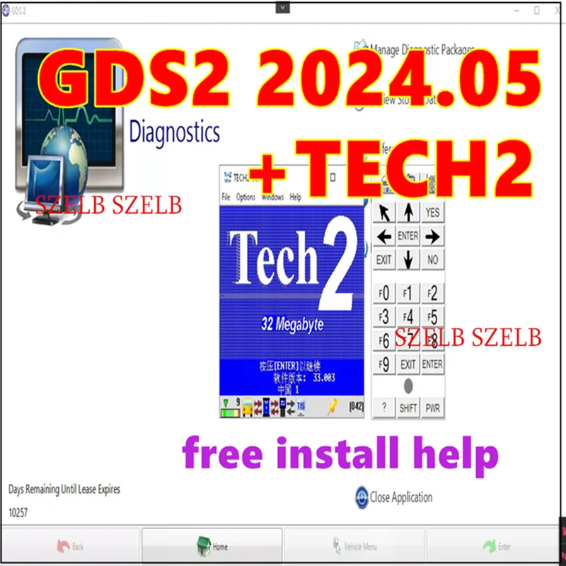 2026 Hot Sale! for G-M MDI GDS 2 and TECH2 Software GDS2 2024.05+ TECH2+ DPS 4.56 3 In1 Free Remote Help Install Activation