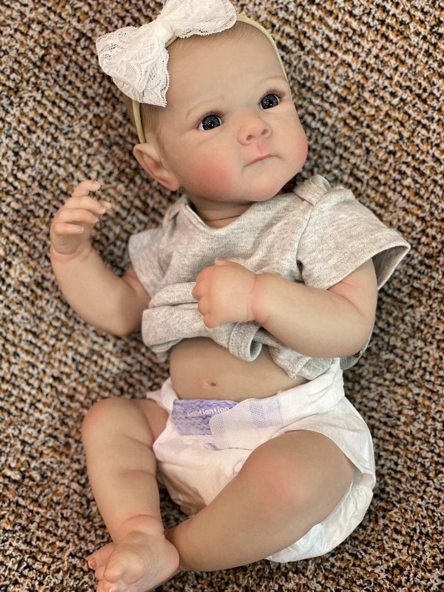 Cuddly Bettie Bebe Reborn Girl Full Body Silicone Doll 50cm Collectible Lifelike Realistic Art Reborn Dolls muñecas reborn