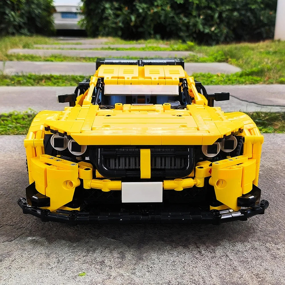 

Конструктор гоночный автомобиль M4, сборный набор блоков размера 1:10, коллекционные модели автомобилей, технические строительные украшения для подарка