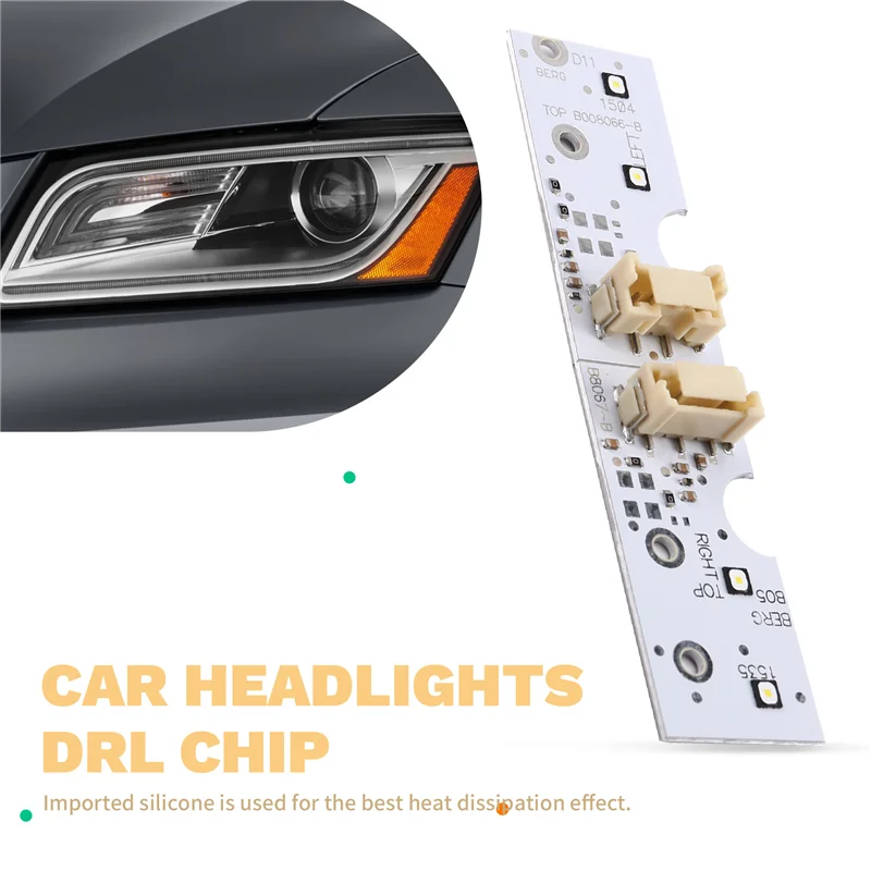

For Q5 2013-2017 Car Headlights 1Pair White Light DRL Chip Ballast Chip Circuit Board Light Source Board