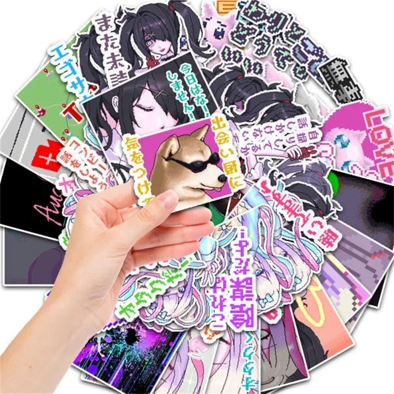 40pcs Behoeftige Meisje Overdosis Sticker KAngel Ame Chan NGO Goederen Schoolbenodigdheden Student Briefpapier Leuke Laptop Telefoon Case decoratie