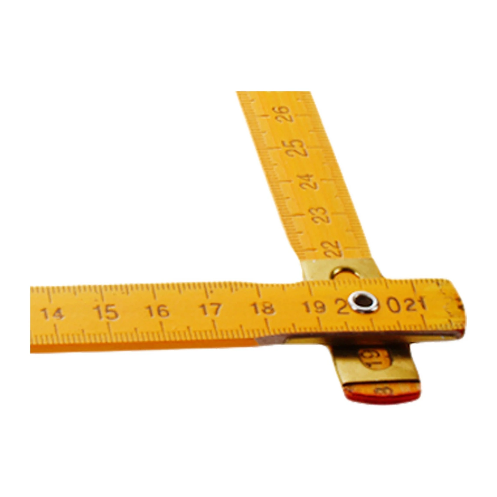 2X Portable Carpenter Wooden Folding Ruler 100cm/39Inch