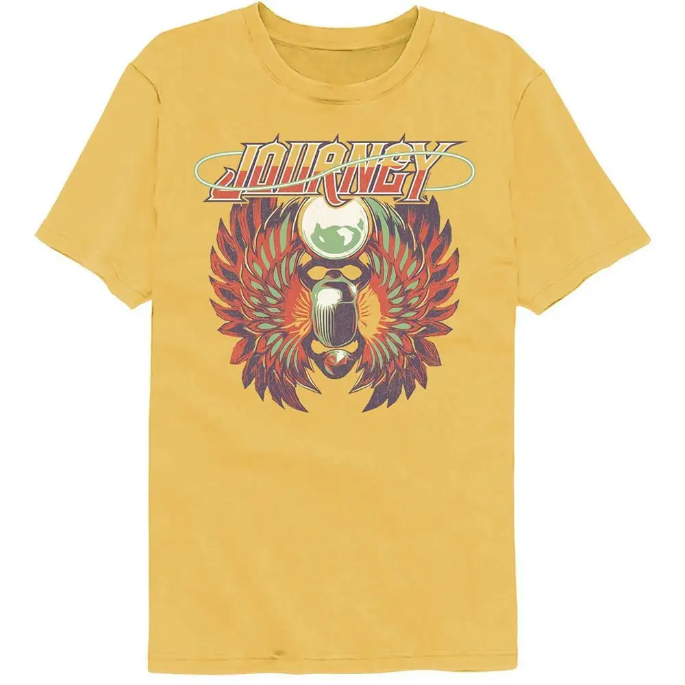 Journey Segmented Colors Mustard Comfort Color T Shirt