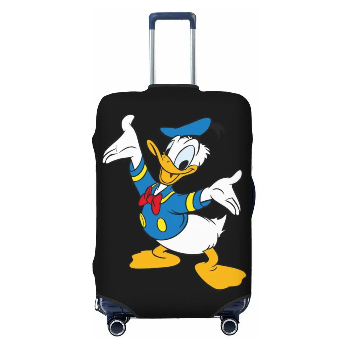 

Custom Donalds Anime Ducks Cartoon Luggage Cover Elastic Travel Suitcase Protective Covers Suit For 18-32 inch