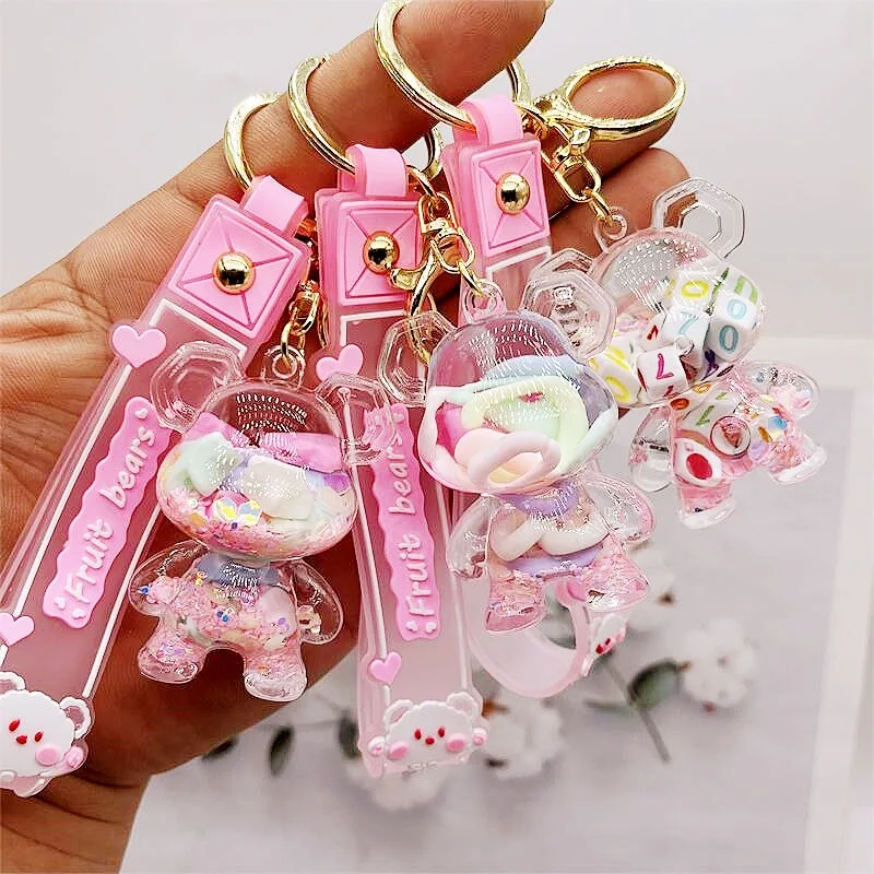 Creative Keychain Acrylic into Small Pendant Bags Accessories Gift Supply