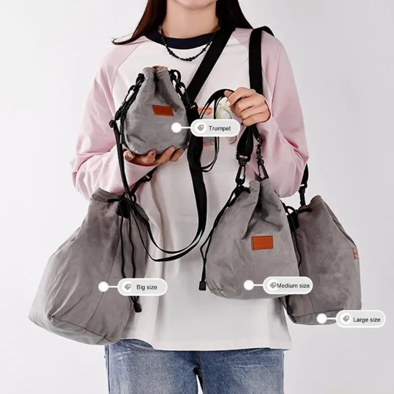 M5TD – pour appareil photo avec cordon serrage, rangement pour objectif, étui Portable réglable