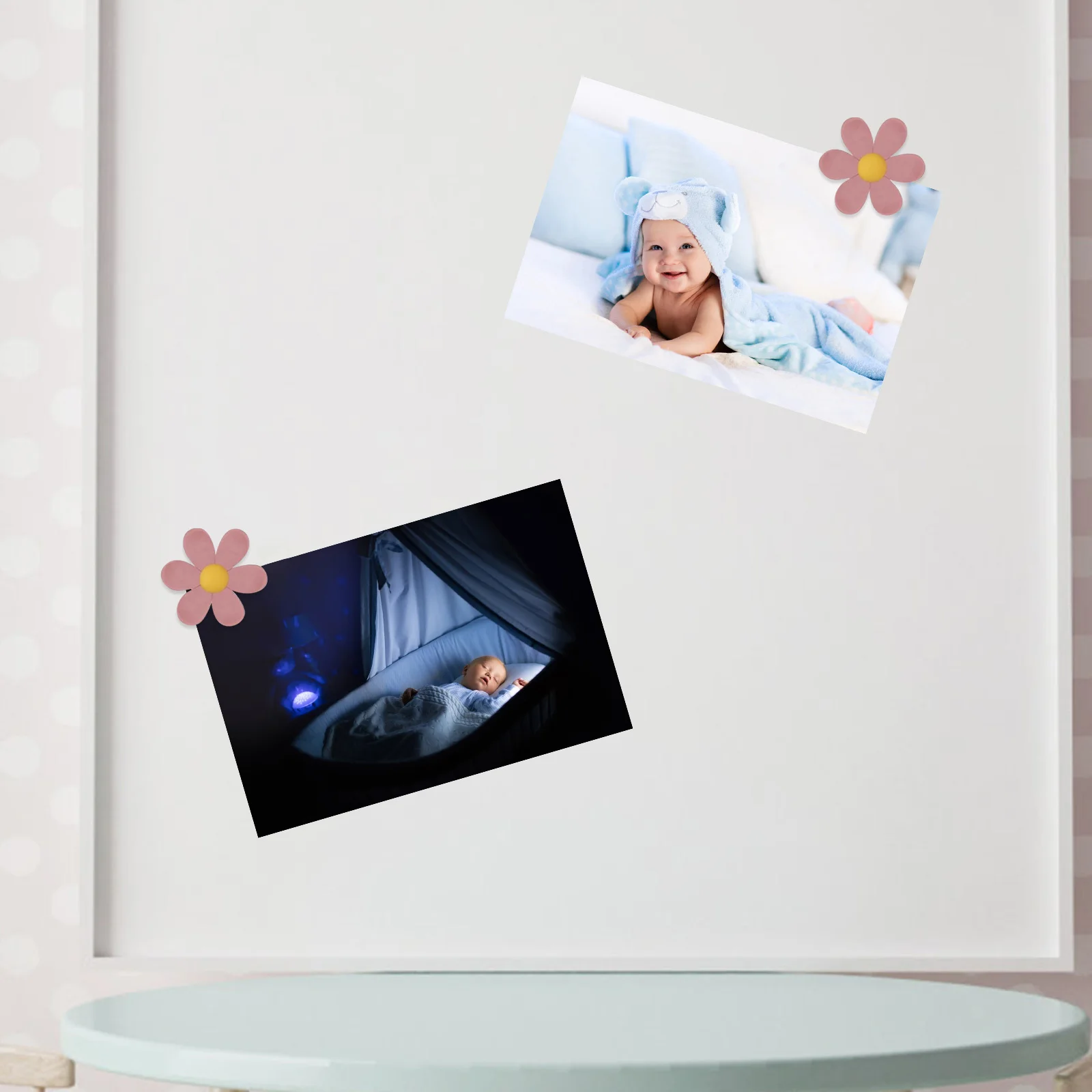 50Pcs Flower Decorative Thumbtacks Push Pins Spring Theme Cork Board Tacks Photo Display Pins Bulletin Board Office Home