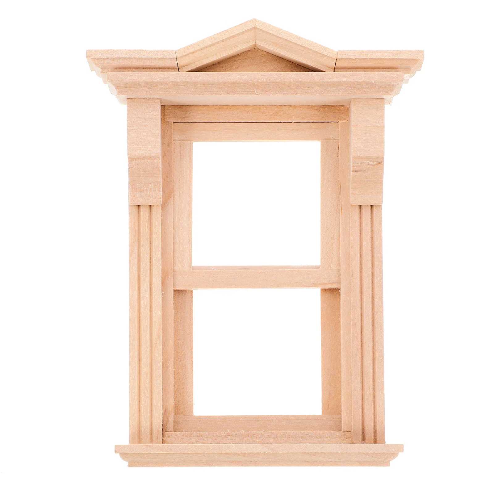 

Miniature Doors and Windows Frame DIY Furniture Wooden Small Decor House Model Ornament Tiny Homes