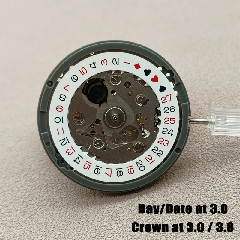 

Seiko NH35 NH35A Japan Movement Black Spades Automatic Mechanical SKX007 Crown at 3.0H 3.8H Watch Repair Movement