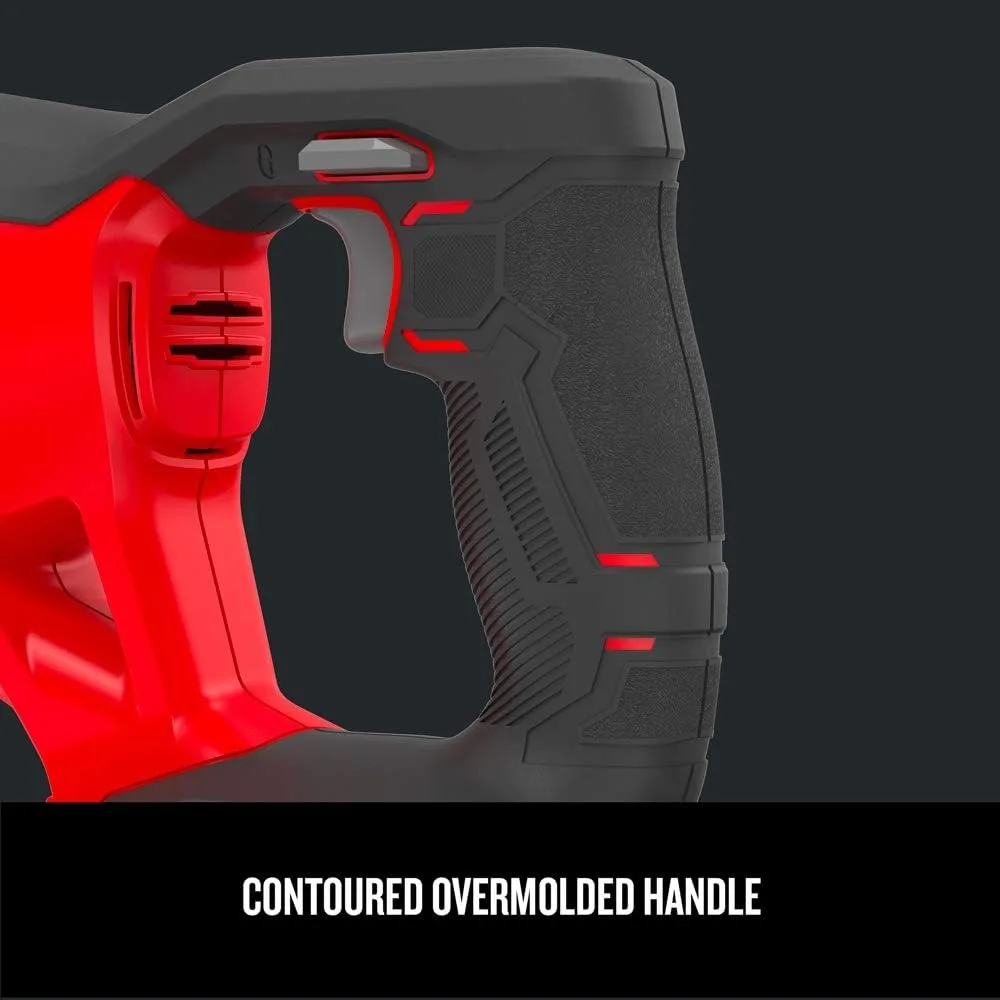 Cordless Reciprocating Saw, 3000 RPM Variable Speed, Quick Blade Change, Compact Design for Tight Spaces