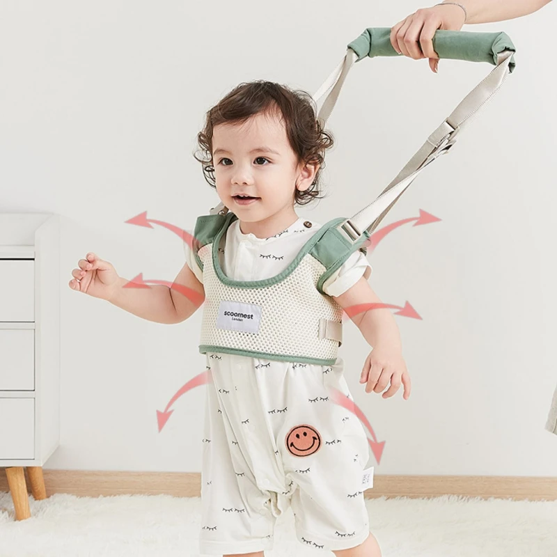 128 Baby Walking Harness - Anti-Slip Infant Learning Assistant, Dual-Use Toddler Walking Strap, Secure Walking Aid.