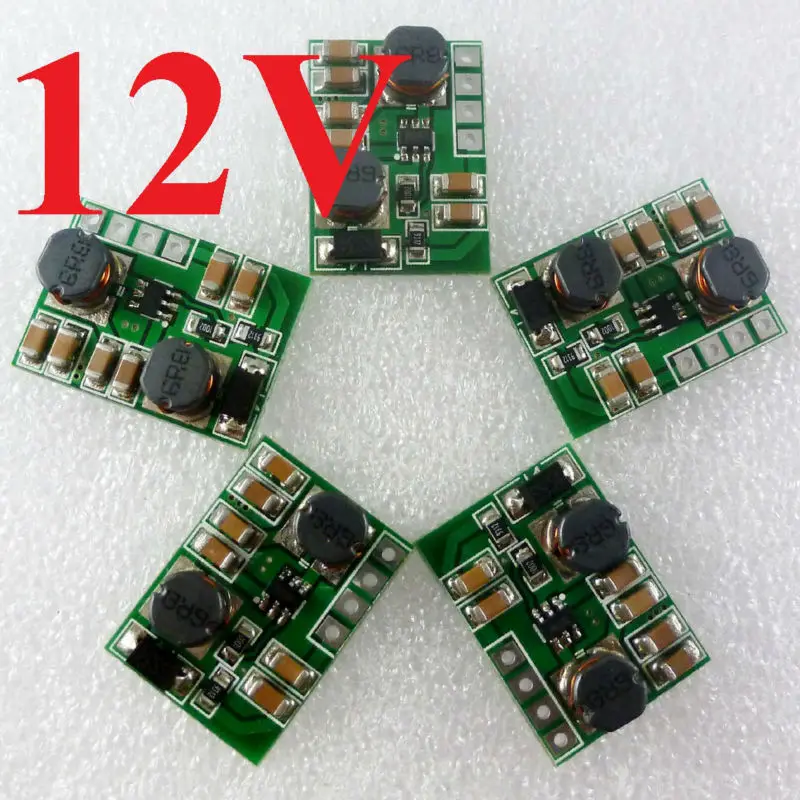 5XDD2412SA_12V 7W Boost-Buck 2-24V To 12V DC DC Converter Step UP And Down Voltage Regulator Module For Smart Home