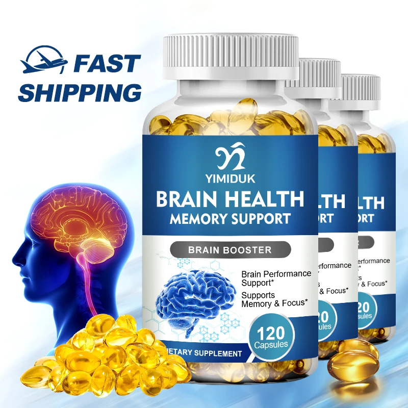 Nootropic Brain Supplement Capsules Improves Brain Memory Natural Neurocognitive Enhancement Brain Booster Supplements