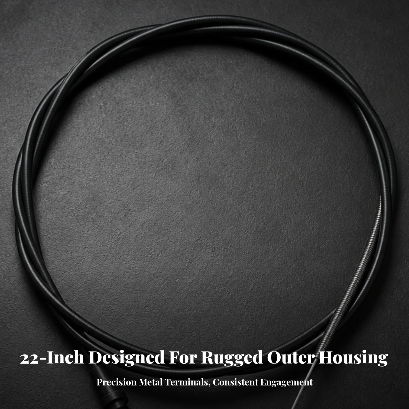 Lawn Mower Traction Cable Replacement Mower Traction Cable with Spring Long-Lasting Flexible for Repair Technicians