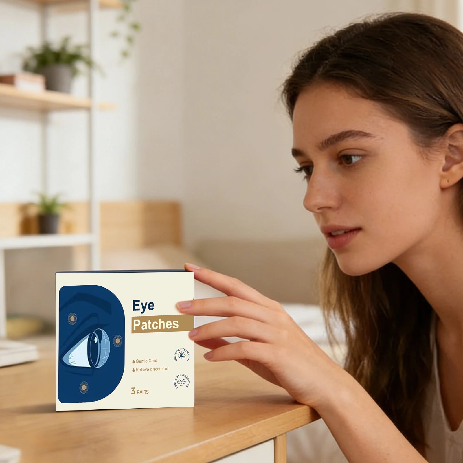 Mint Eye Soothing Patch Provide Cooling Comfort Relieve Tiredness Reducing Discomfort Herbal Fragance Portable Eye Care Sticker