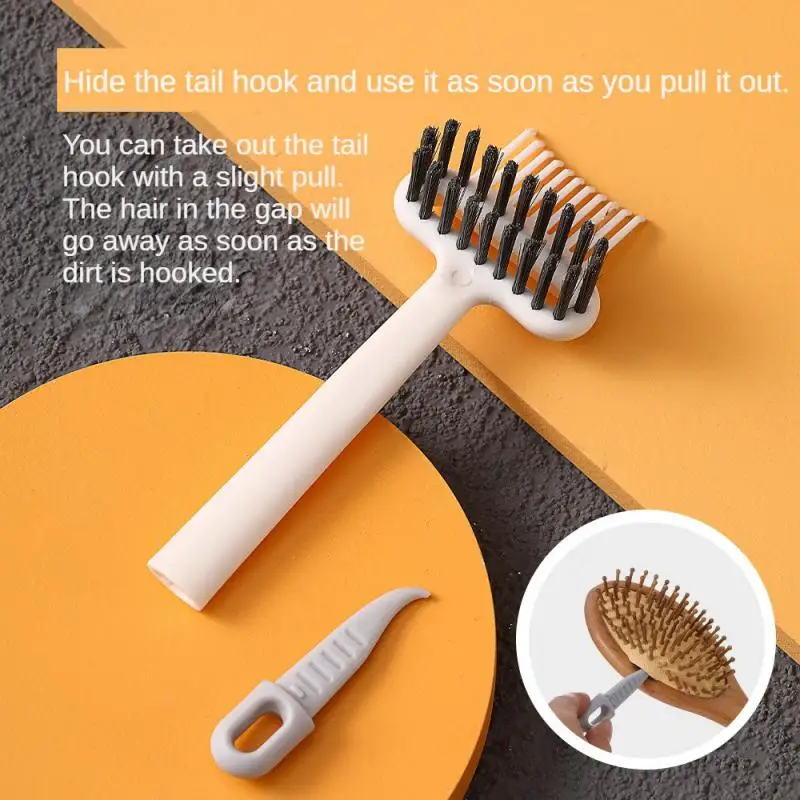 Air Cushion Comb Cleaning Brush Comb Cleaning Claw Hair Cleaner Curling Comb Cleaning Brush Household Bathroom Cleaning Gadgets