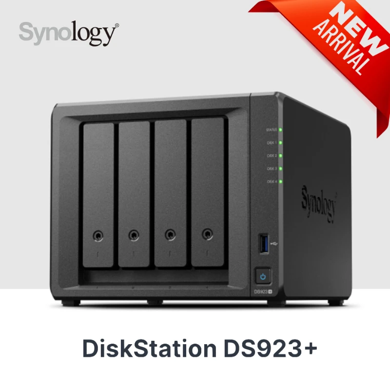 Synology DS923+ PLUS 4G NAS – Die perfekte Lösung für sichere und schnelle Datenspeicherung im Home Office und kleinen Unternehmen
